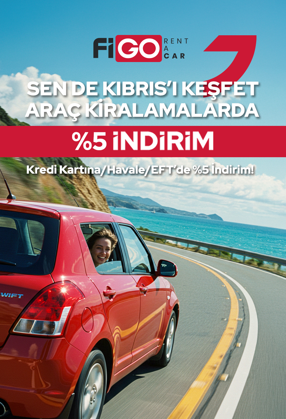 Anında %5 İndirim!