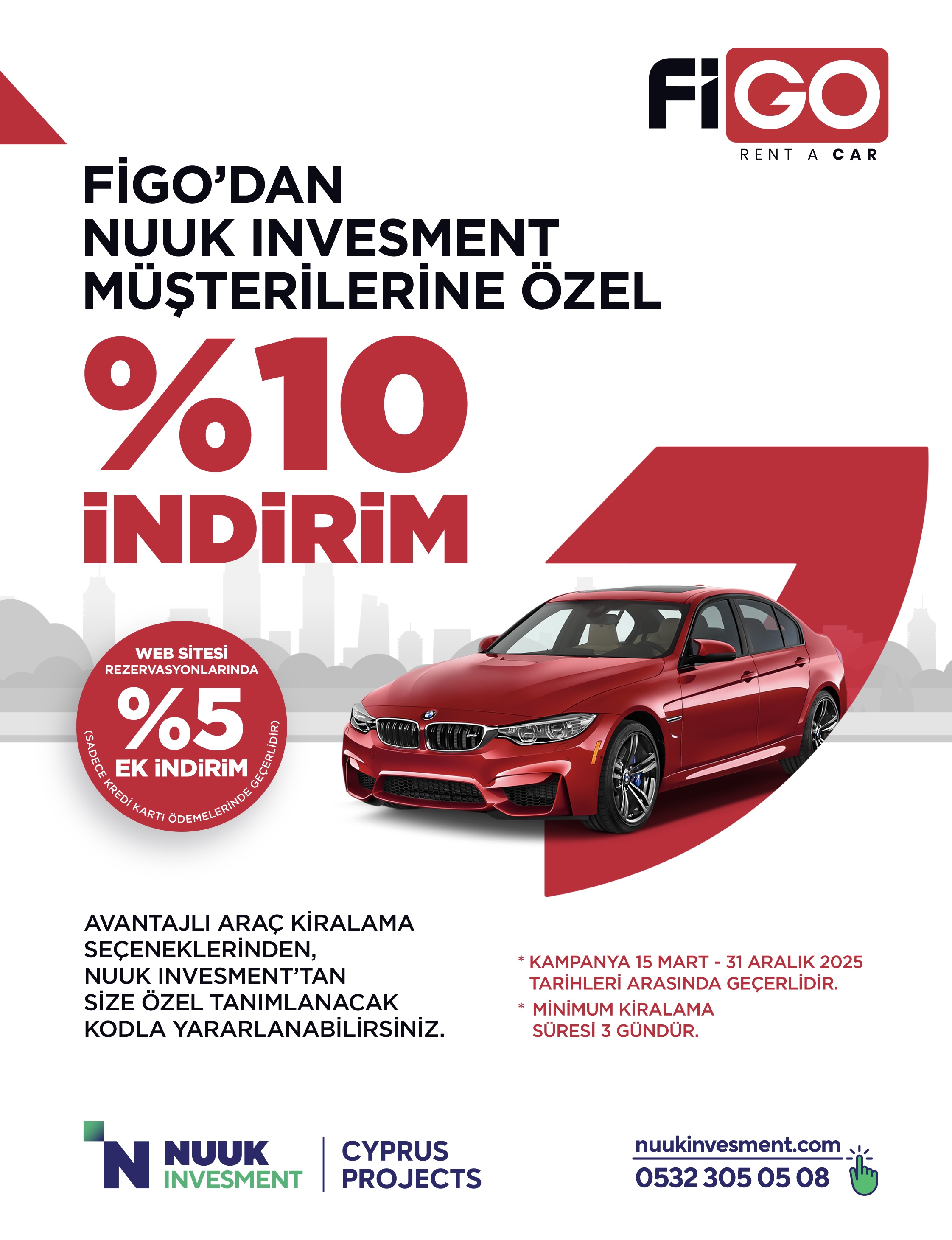 Nuuk Investment Müşterilerine Özel Kiralama Seçenekleri
